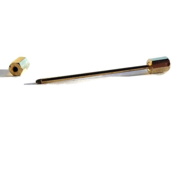 Vintage Gold Tie Clip, Unique Tie Bar for Men - Picture 5 of 8